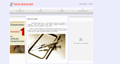 Desktop Screenshot of infiltratii.ro