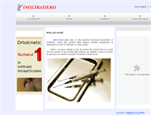 Tablet Screenshot of infiltratii.ro